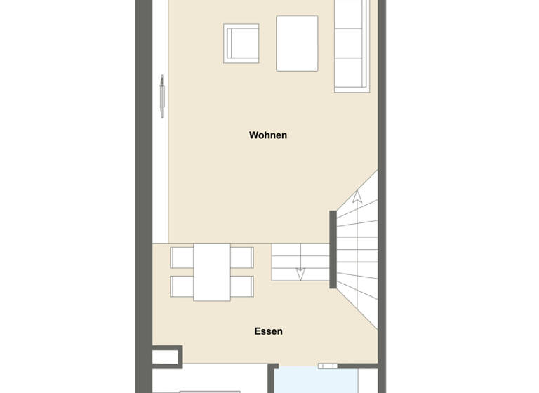 Reihenmittelhaus zum Kauf 379.000 € 4 Zimmer 102 m² 166 m² Grundstück Baumberg Monheim am Rhein / Baumberg 40789