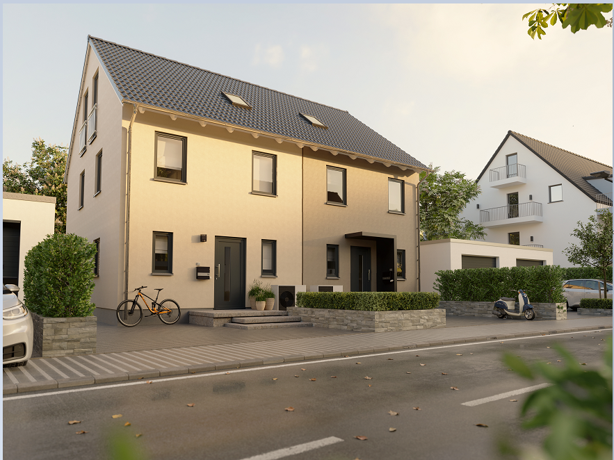 Doppelhaushälfte zum Kauf - Erstbezug, Florstadt