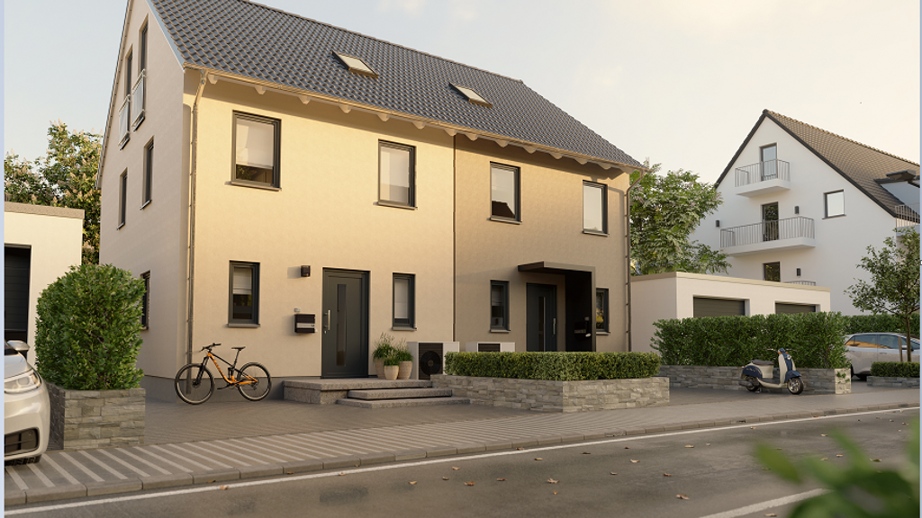 Doppelhaushälfte zum Kauf - Erstbezug provisionsfrei 399.000 € 5 Zimmer 140 m² 211 m² Grundstück Stammheim Florstadt 61197