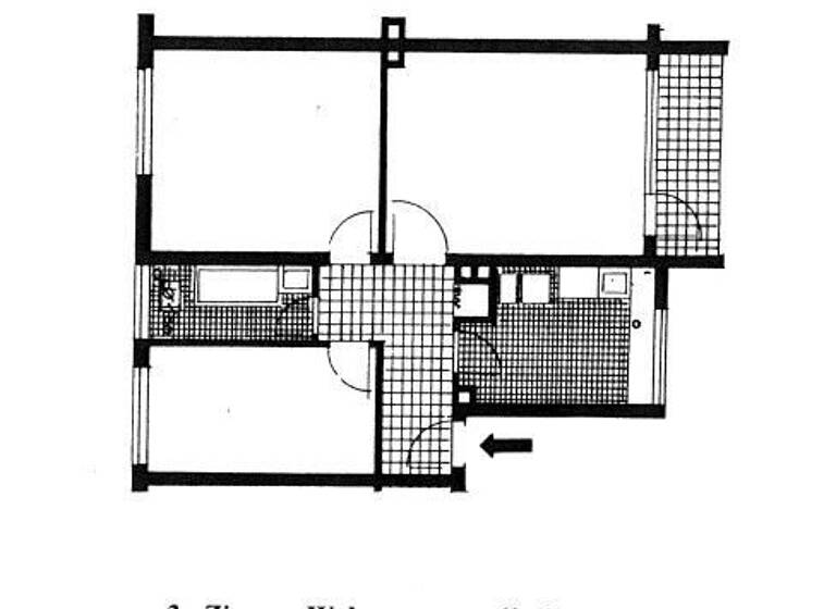 Wohnung zur Miete 415 € 3 Zimmer 60,4 m²<br/>Wohnfläche 2.<br/>Geschoss Meißnerstraße 25 Süsterfeld/Helleböhn Kassel 34134
