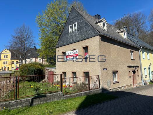 Doppelhaushälfte zum Kauf 38.000 € 7 Zimmer 84 m² 210 m² Grundstück Schlettau 09487