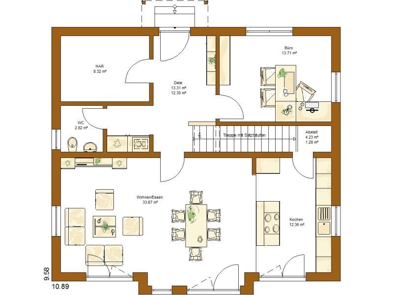 Einfamilienhaus zum Kauf 859.100 € 5 Zimmer 170 m²<br/>Wohnfläche 499 m²<br/>Grundstück Untereberfing Eberfing 82390