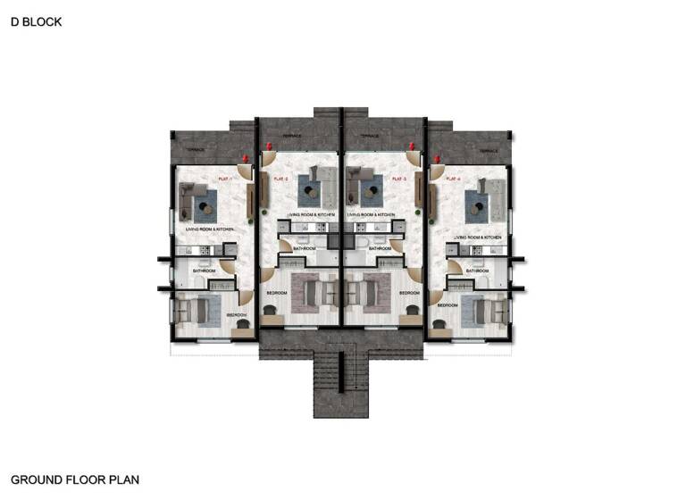Wohnung zum Kauf - Erstbezug provisionsfrei 205.500 € 2 Zimmer 50 m² Bahçeli 99410