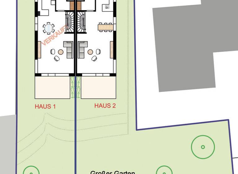 Doppelhaushälfte zum Kauf provisionsfrei 1.278.592 € 6 Zimmer 178 m² 660 m² Grundstück Möhringen Stuttgart / Möhringen 70567