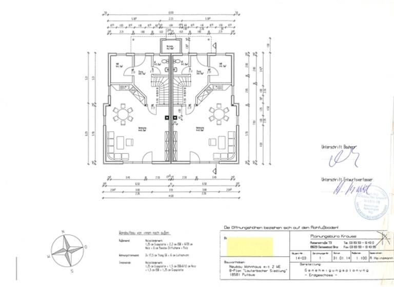 Doppelhaushälfte zum Kauf 320.000 € 4 Zimmer 123 m² 299 m² Grundstück Seglerring 22b Lauterbach Putbus / Lauterbach 18581