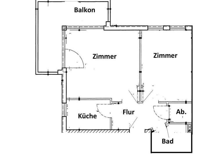 Wohnung zur Miete 750 € 2 Zimmer 45,5 m² 1. Geschoss Alte Werft 7 Travemünde Lübeck 23570