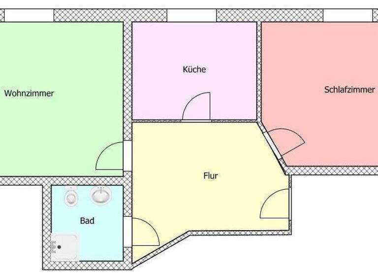 Wohnung zur Miete 310 € 1,5 Zimmer 52,9 m² frei ab 01.05.2026 Zittau 02763