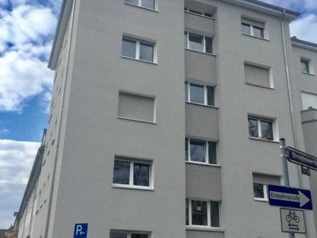 Wohnung zur Miete 805 € 1 Zimmer 45,3 m² 4. Geschoss frei ab 15.12.2025 Dörnigheimer Str 7 Ostend Frankfurt am Main 60314