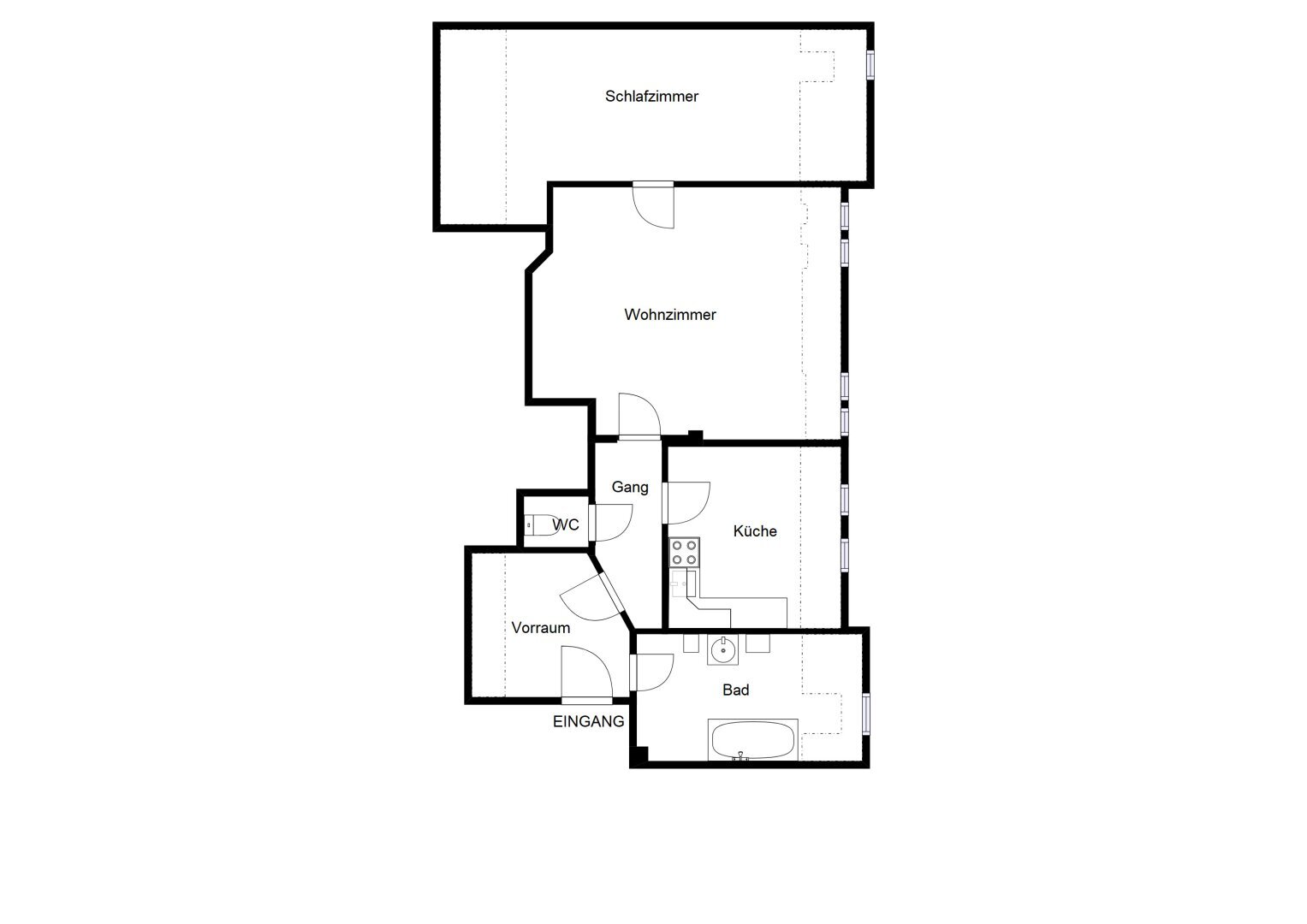 Wohnung zum Kauf 260.000 € 2 Zimmer 85 m²<br/>Wohnfläche 3.<br/>Geschoss Wien,Favoriten 1100