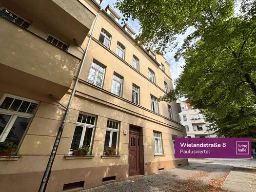 Wohnung zur Miete 1.177 € 4 Zimmer 107 m² 2. Geschoss Wielandstr. 8 Paulusviertel Halle 06114