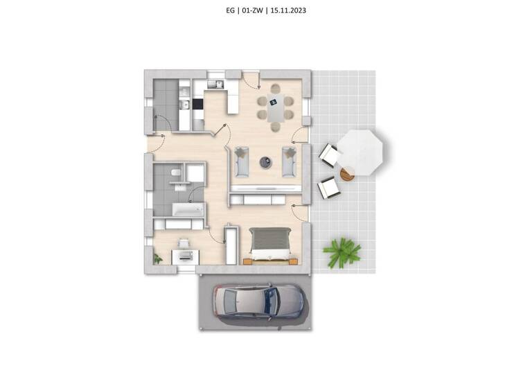 Einfamilienhaus zum Kauf - Erstbezug 379.000 € 3 Zimmer 85 m² 350 m² Grundstück Jemgum 26844