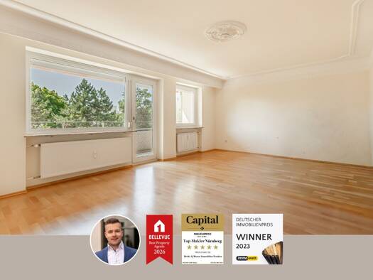 Wohnung zum Kauf 389.000 € 3 Zimmer 100,2 m² 4. Geschoss Zerzabelshof Nürnberg 90480
