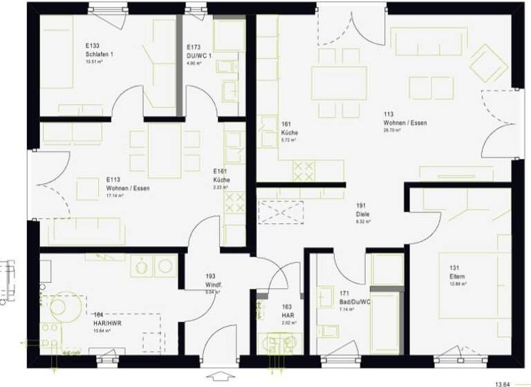 Bungalow zum Kauf 492.140 € 4 Zimmer 113 m²<br/>Wohnfläche 304,9 m²<br/>Grundstück Weisweil 79367