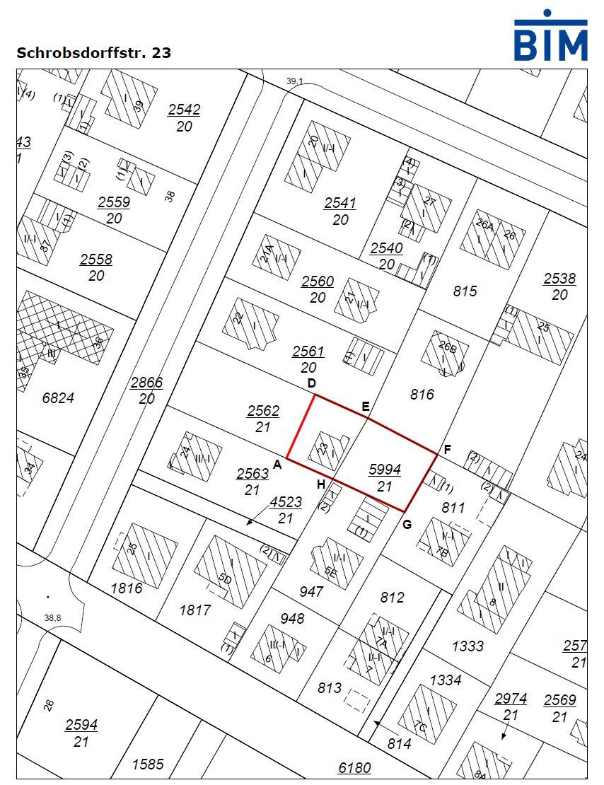 Grundstück zum Kauf provisionsfrei 538 m²<br/>Grundstück Schrobsdorffstr. 23 Mahlsdorf Berlin 12623