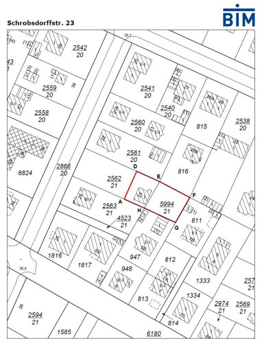 Grundstück zum Kauf provisionsfrei 538 m² Grundstück Schrobsdorffstr. 23 Mahlsdorf Berlin 12623