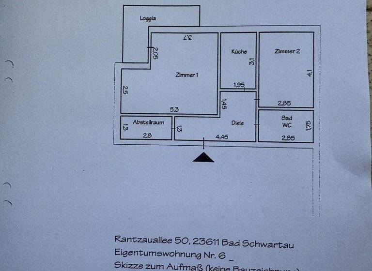 Wohnung zum Kauf provisionsfrei 189.000 € 2 Zimmer 58 m² 1. Geschoss Rantzauallee 50 Bad Schwartau 23611