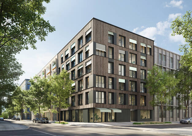 Wohnung zum Kauf - Neubau 416.500 € 2,5 Zimmer 53,1 m² Gunta-Stölzl-Str. 1 Industriegebiet Heilbronn 74076