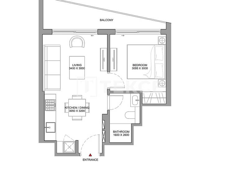 Studio zum Kauf 461.000 € 2 Zimmer 45 m² 14. Geschoss Dubai