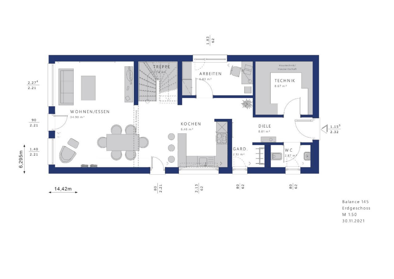 Einfamilienhaus zum Kauf provisionsfrei 445.556 € 5 Zimmer 148 m²<br/>Wohnfläche 770 m²<br/>Grundstück Mandern 54429