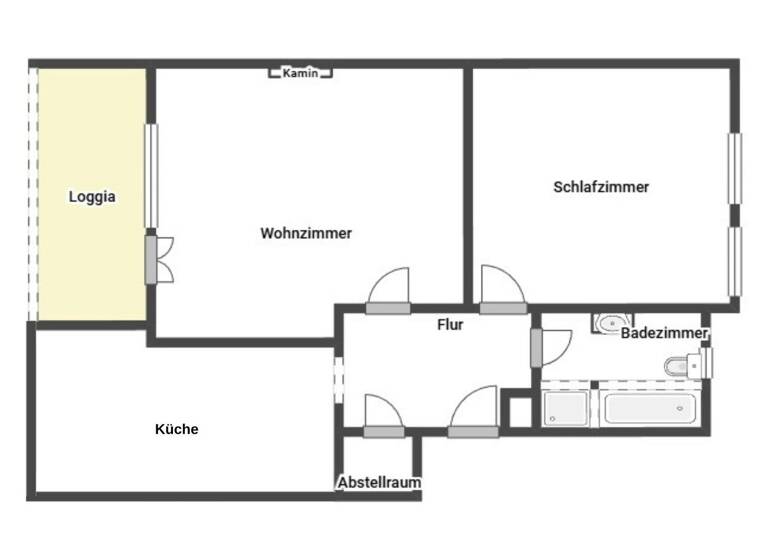 Wohnung zum Kauf 165.000 € 2 Zimmer 68,2 m² 4. Geschoss Innenstadt Bielefeld 33607