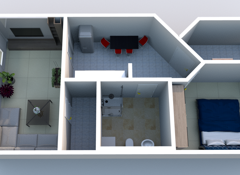 Wohnung zur Miete 360 € 2 Zimmer 52,5 m² 3. Geschoss frei ab sofort Burgstraße 34 Döbeln 04720