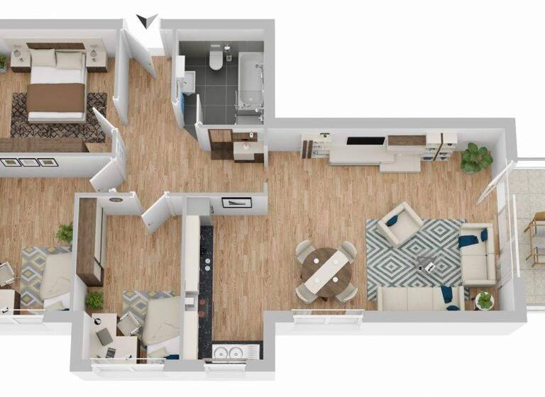 Wohnung zum Kauf 289.000 € 4 Zimmer 95,2 m² Ersingen Kämpfelbach 75236