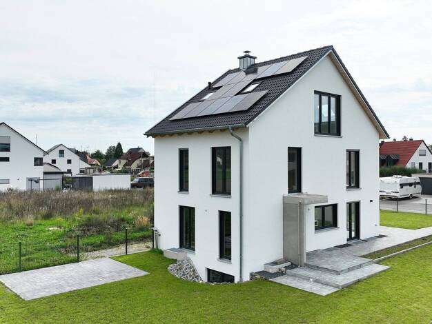 Doppelhaushälfte zur Miete - Erstbezug 3.500 € 5 Zimmer 163,8 m² 602 m² Grundstück Zimmererweg 3 Feldgeding Bergkirchen 85232