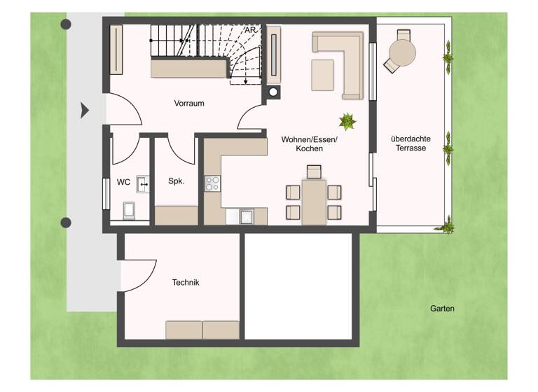 Maisonette zum Kauf - Erstbezug 379.000 € 4 Zimmer 88,2 m² Thomatal 5592