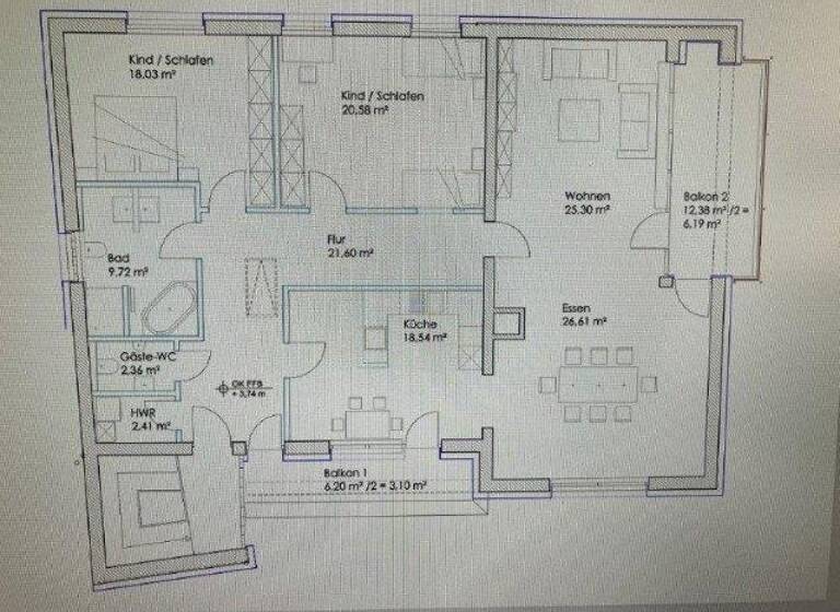 Wohnung zur Miete 1.390 € 3 Zimmer 152 m²<br/>Wohnfläche 1/1<br/>Geschoss Waldsee 67165