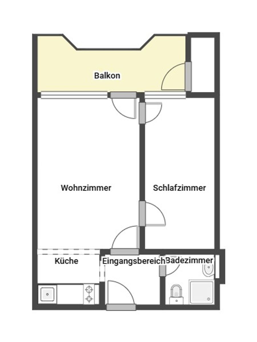 Immobilie zum Kauf als Kapitalanlage geeignet 99.287 € 1 Zimmer 35 m²<br/>Fläche Ostheim Köln 51107