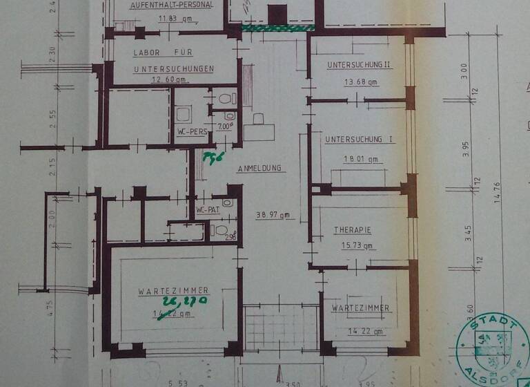 Praxis zur Miete 2.025 € 178 m² Bürofläche Alsdorf 52477