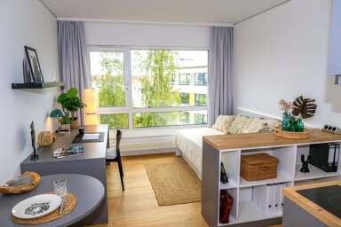 Wohnung zur Miete 579,86 € 1 Zimmer 21,6 m² 1. Geschoss Altenhöferallee 30 Kalbach-Riedberg Frankfurt am Main 60438