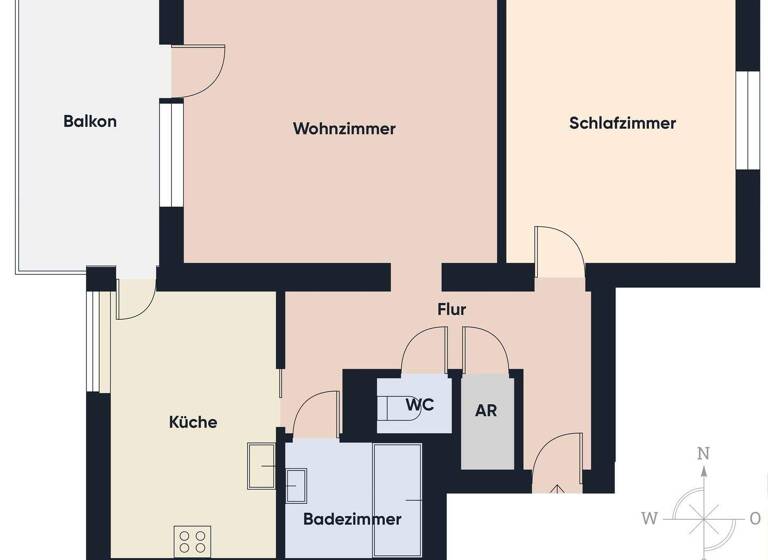 Wohnung zur Miete 1.136 € 2 Zimmer 58,7 m² 7. Geschoss Hämmerlestraße 23 Feldkirch 6800