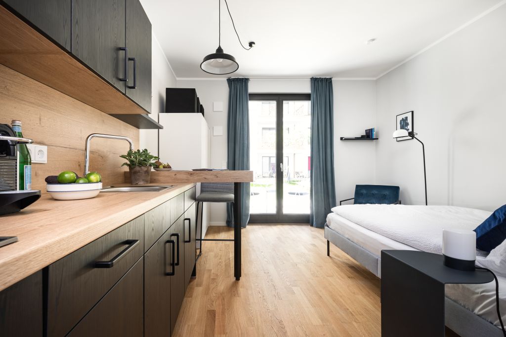 Wohnung zur Miete Wohnen auf Zeit 1.740 € 1 Zimmer 25 m²<br/>Wohnfläche 17.02.2025<br/>Verfügbarkeit Wallstraße Mitte Berlin 10179