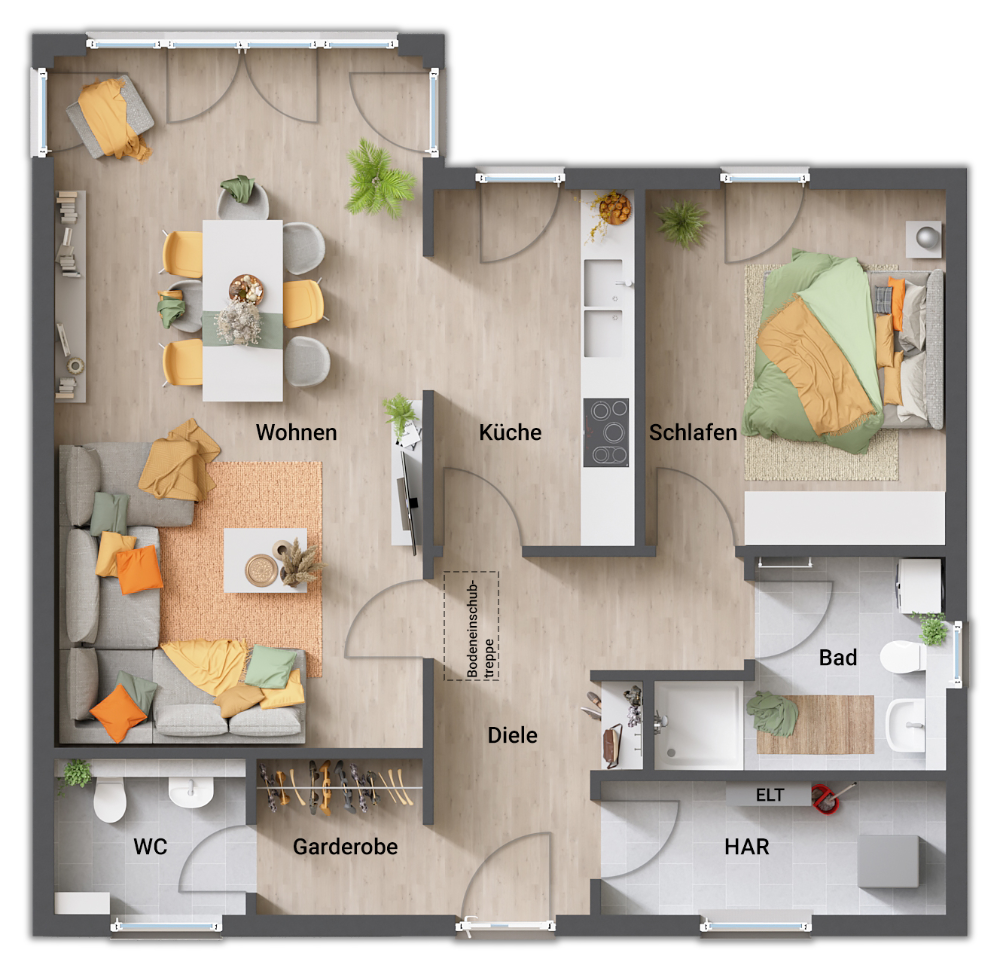 Einfamilienhaus zum Kauf 191.800 € 4 Zimmer 77 m²<br/>Wohnfläche 656 m²<br/>Grundstück Heinebach Alheim 36211