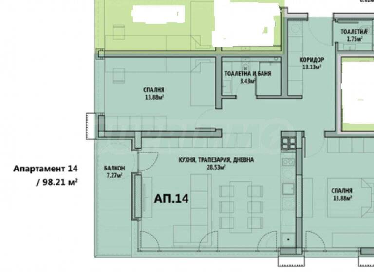 Studio zum Kauf 349.130 € 3 Zimmer 115,5 m² Sofia