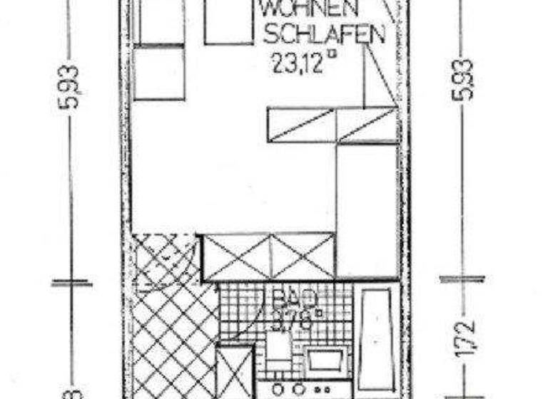 Studio zum Kauf 52.000 € 1 Zimmer 36,4 m² 2. Geschoss frei ab sofort Stotel Loxstedt 27612