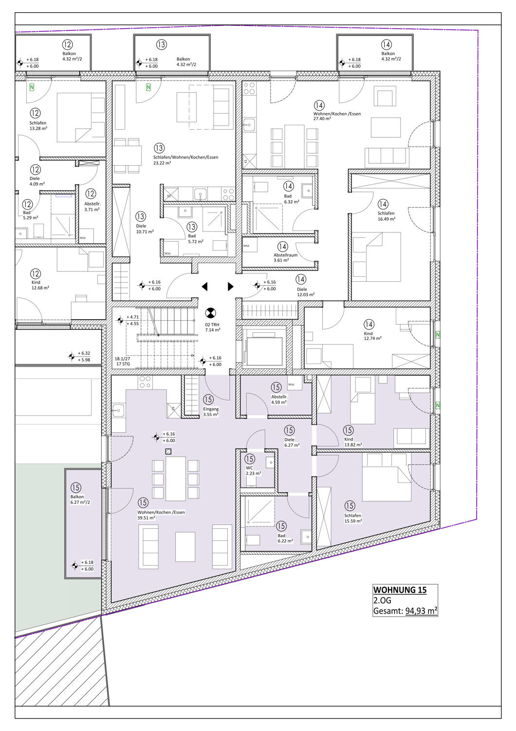 Wohnung zum Kauf provisionsfrei 379.000 € 3 Zimmer 94 m²<br/>Wohnfläche Hastedt Bremen 28207