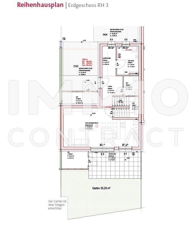 Reihenmittelhaus zum Kauf provisionsfrei 434.418 € 4 Zimmer 108,2 m²<br/>Wohnfläche 167,8 m²<br/>Grundstück Neudörfl 7201