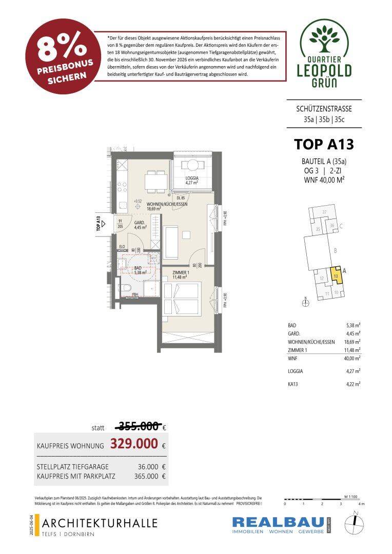 Wohnung – Innsbruck, Arzl - Ansicht 4