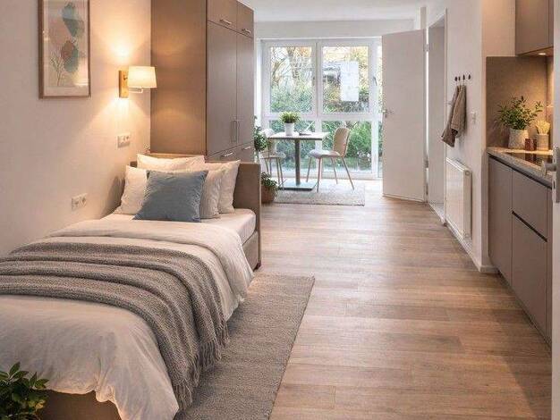 Studio zur Miete - Erstbezug 1.140 € 1 Zimmer 22 m² 1. Geschoss frei ab 01.03.2026 Hoheneckstrasse 87 Aubing-Lochhausen-Langwied München 81243