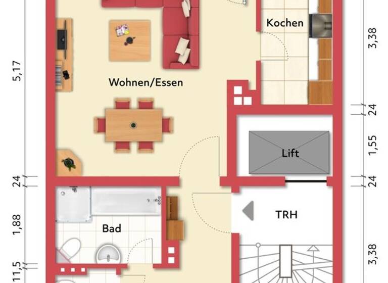 Wohnung zum Kauf 178.000 € 3 Zimmer 73 m² Süd Koblenz 56068
