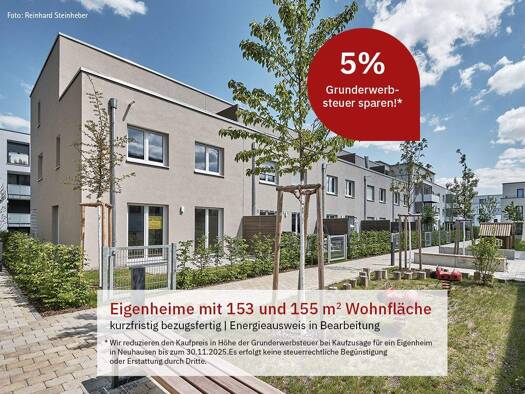 Reihenendhaus zum Kauf - Neubau provisionsfrei 890.000 € 5 Zimmer 152,8 m² 250 m² Grundstück Drosselweg 0 Neuhausen auf den Fildern 73765