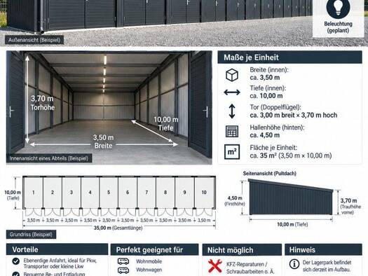 Garage zur Miete - Erstbezug provisionsfrei 150 € Malsbergstraße 8 Spangenberg Spangenberg 34286