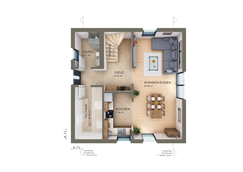 Stadthaus zum Kauf provisionsfrei 441.677 € 4 Zimmer 113 m²<br/>Wohnfläche 1.000 m²<br/>Grundstück Reinkenhagen Sundhagen 18519