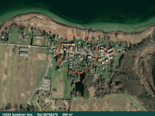 Grundstück zum Kauf 160.000 € 500 m² Grundstück Kähnsdorf Seddiner See 14554