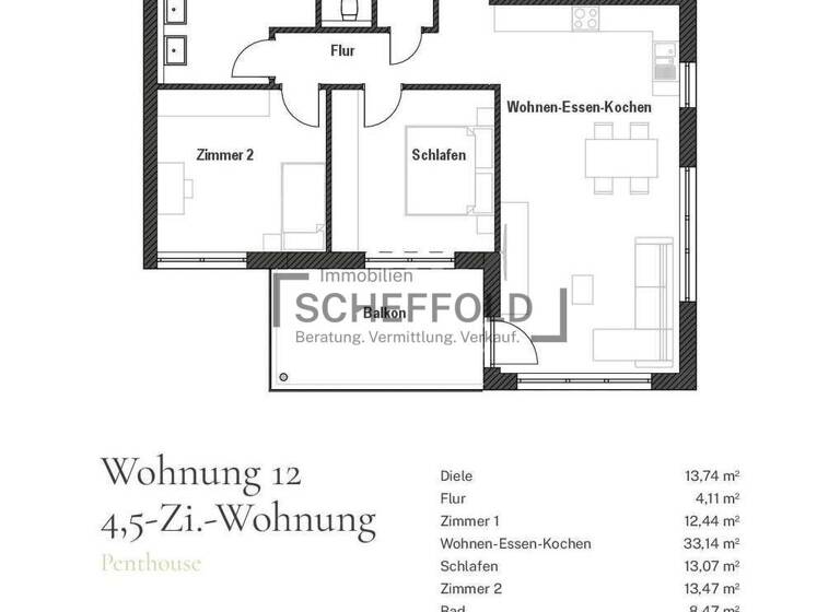 Wohnung zum Kauf provisionsfrei 499.900 € 4,5 Zimmer 109 m²<br/>Wohnfläche Dachgeschoss, 2.<br/>Geschoss Mietingen Mietingen 88487