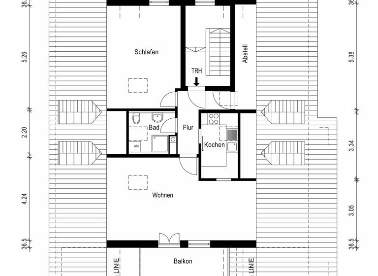 Wohnung zum Kauf 225.000 € 2 Zimmer 47,2 m²<br/>Wohnfläche Dachgeschoss<br/>Geschoss Buchloe Buchloe 86807