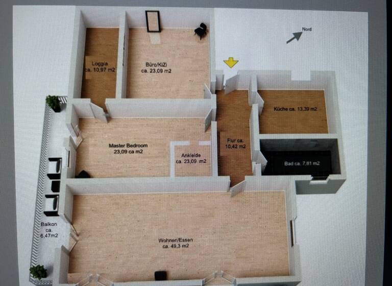 Wohnung zum Kauf provisionsfrei 1.299.000 € 3 Zimmer 130 m² 1. Geschoss frei ab sofort Deisenhofen Oberhaching 82041