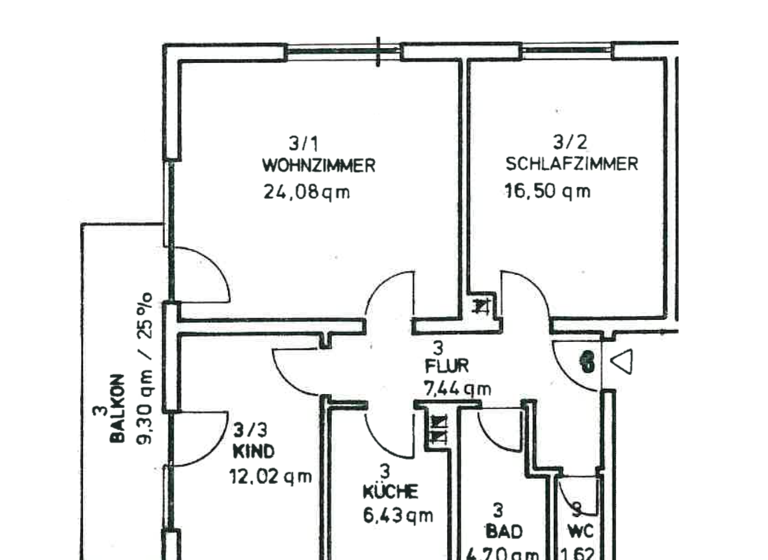 Wohnung zum Kauf 349.000 € 3 Zimmer 77 m² 1. Geschoss Sillenbuch Stuttgart 70619